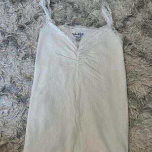 White Brandy Melville Lace Tank Top